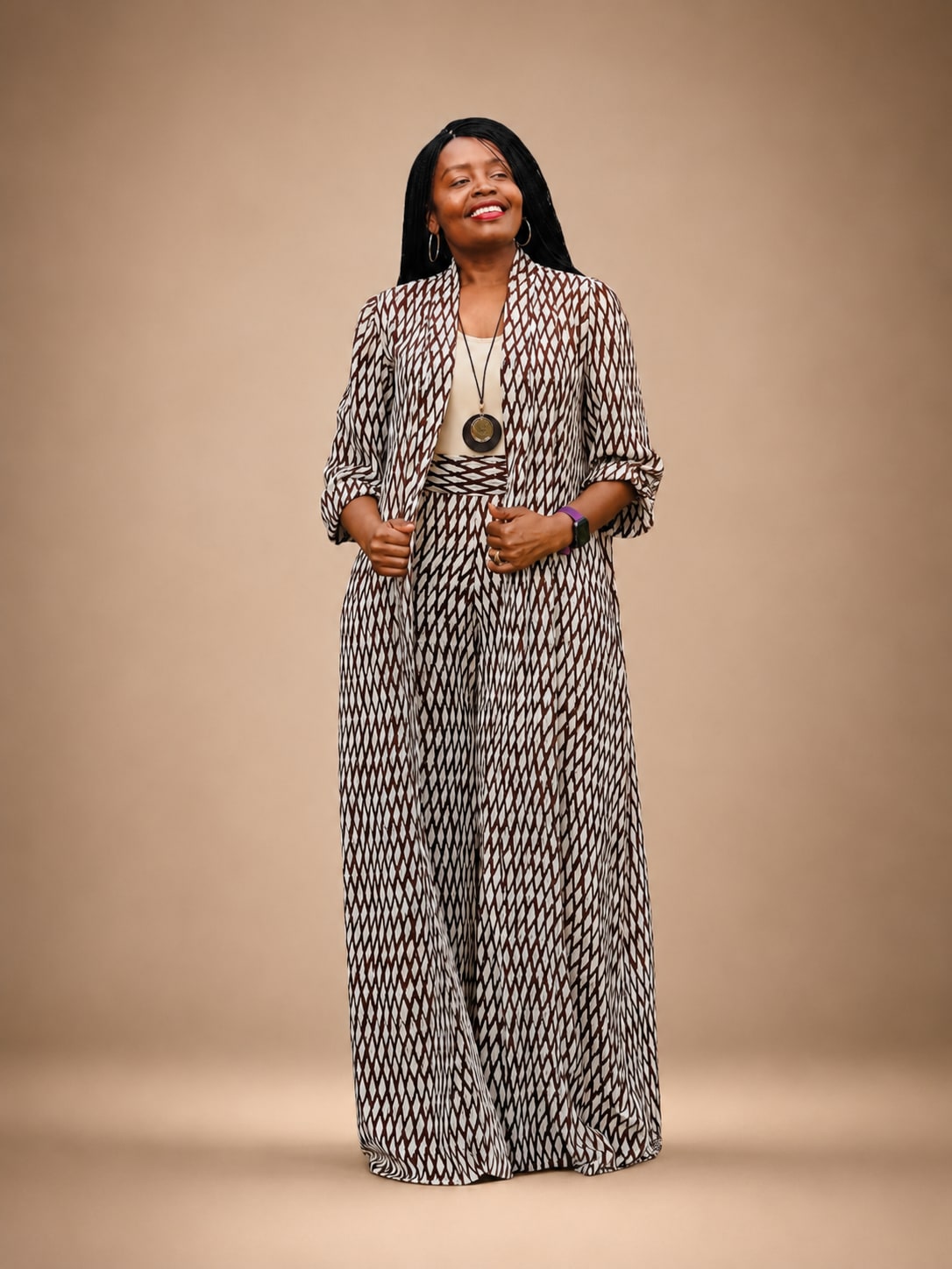 Chiffon Kimono and Palazzo Sets — alternate view