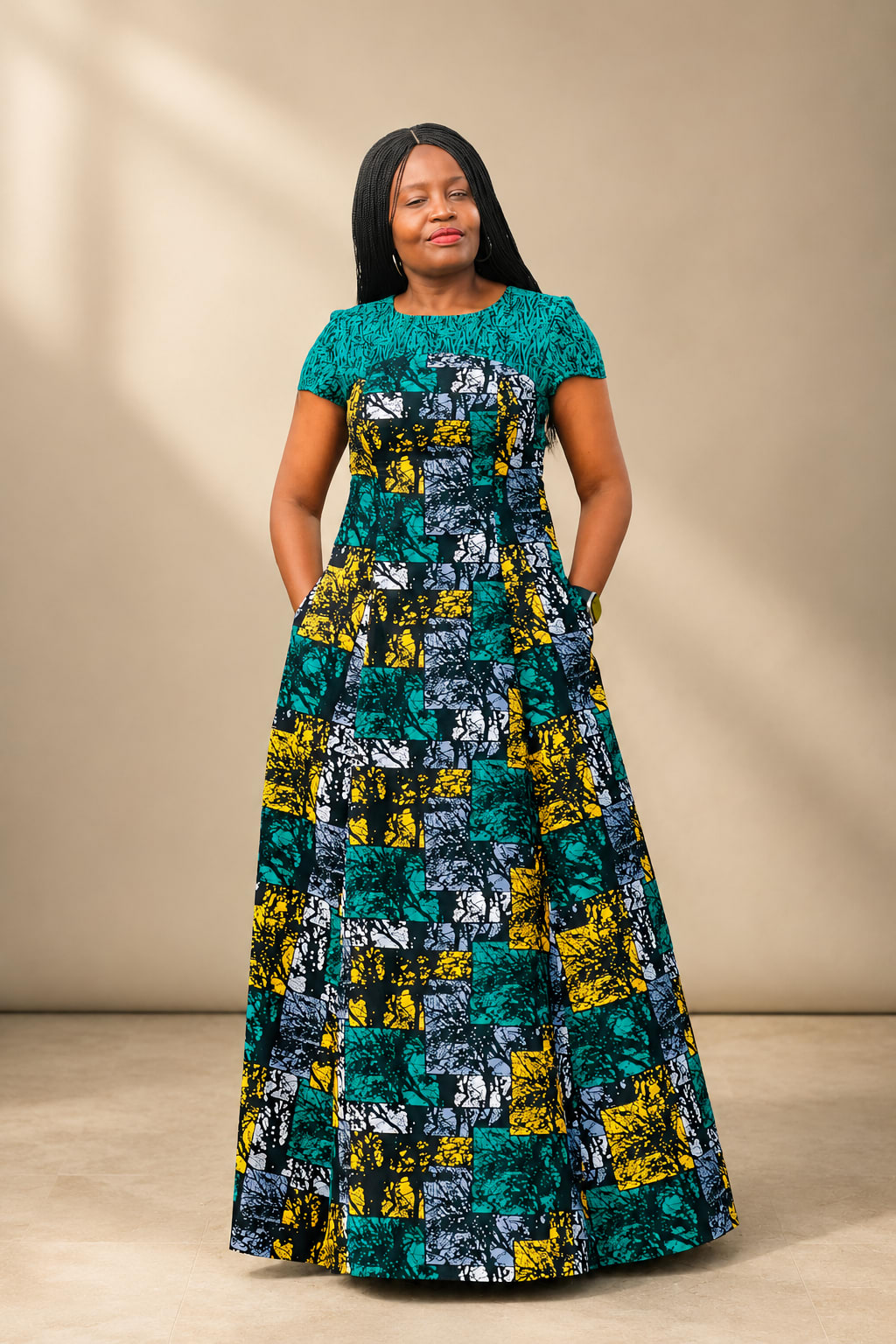Ankara Blended Elegant Dresses — alternate view